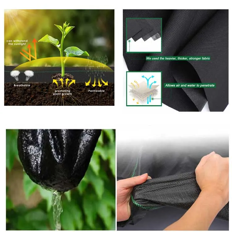 100GSM Nonwoven PP Weed Mat for Outdoor Weeding Events Strawberry Farm