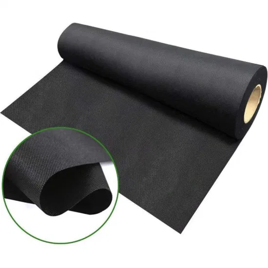 100% Virgin PP Material 70GSM Black Waterproof Fabric Breathable Non Woven Fabric for Agriculture