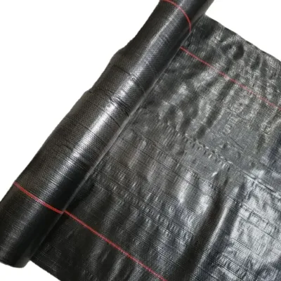 Black Woven Silt Fence Heavy Duty Geotextile Fabric Wire Backed Silt Fence PP Woven Backed Fabric