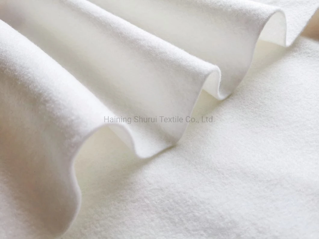 Fr Viscose White Needle Punched Non Woven Mattress Interlining Fabric Pass 1633 Flame Retardant Test 86/92&quot; Width